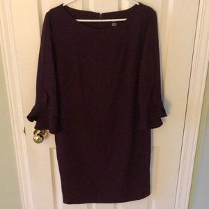 Karl Lagerfeld Purple Cocktail Dress